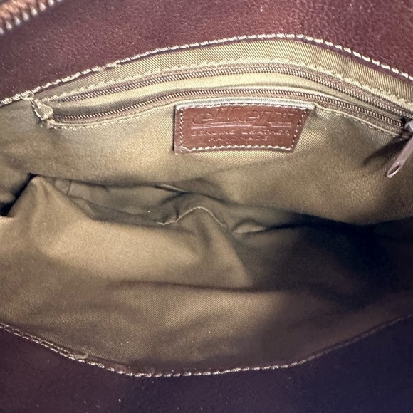 Vintage Ellepi Leather Woven Basket Braided Strap Shoulder Bag | Made in Italy - Picture 11 of 12